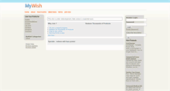 Desktop Screenshot of mywish.com